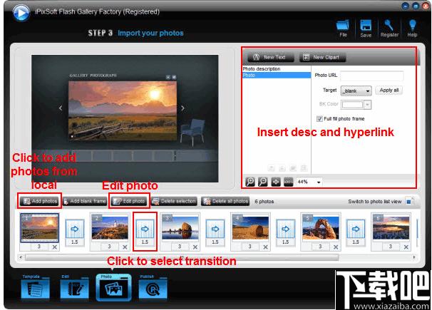 iPixSoft Flash Gallery Factory下载,动画制作