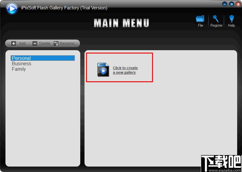 iPixSoft Flash Gallery Factory下载,动画制作