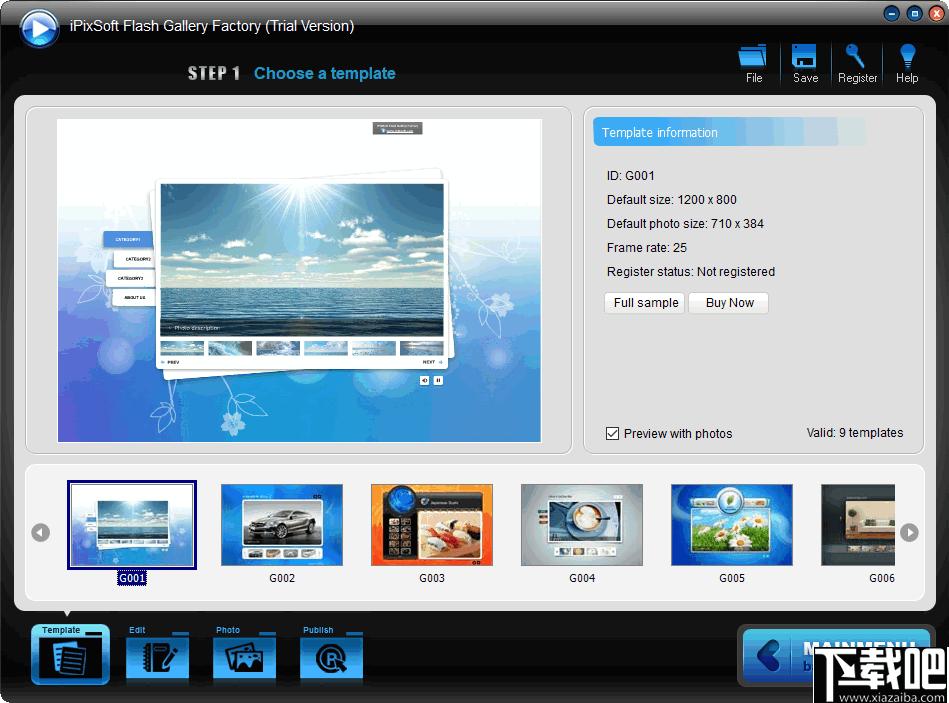 iPixSoft Flash Gallery Factory下载,动画制作