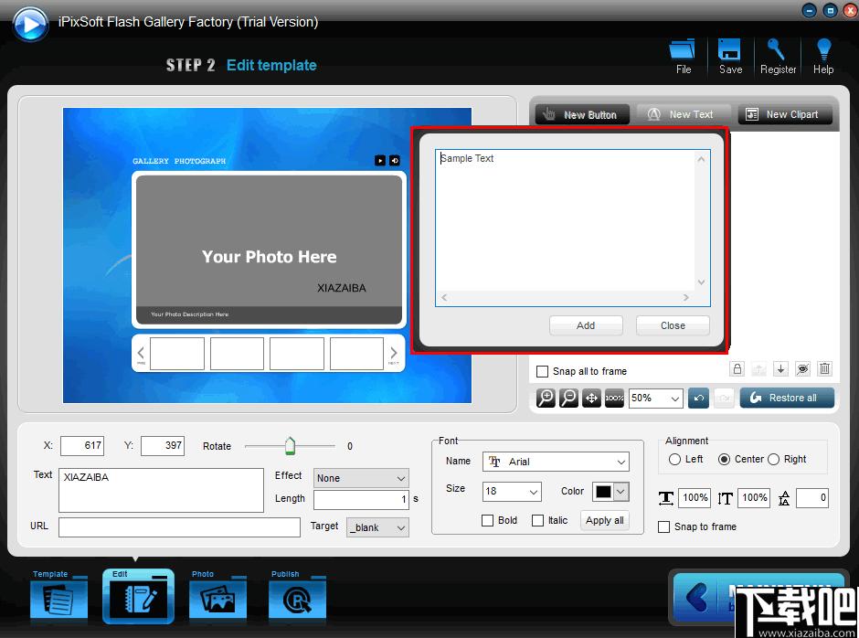 iPixSoft Flash Gallery Factory下载,动画制作
