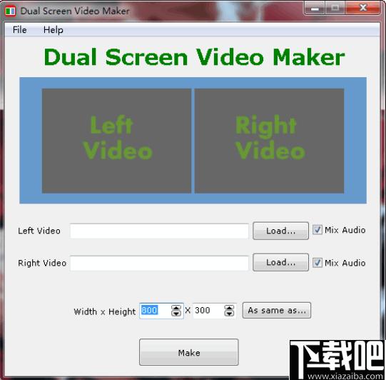 Dual Screen Video Maker下载,视频制作,视频合并