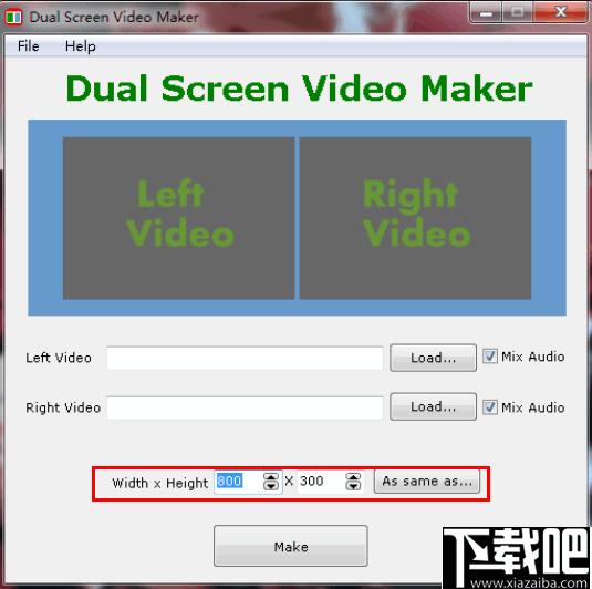 Dual Screen Video Maker下载,视频制作,视频合并
