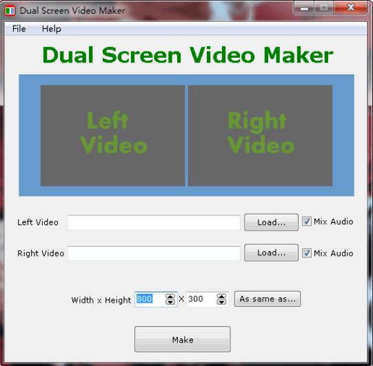 Dual Screen Video Maker下载,视频制作,视频合并